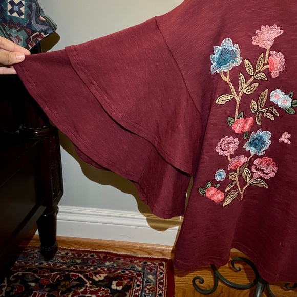 Short Sleeve Ruffle Top✨ - Picture 3 of 3